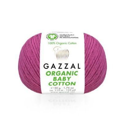GAZZAL ORGANIC BABY COTTON  454 - 100% Хлопок 50 г/115 м