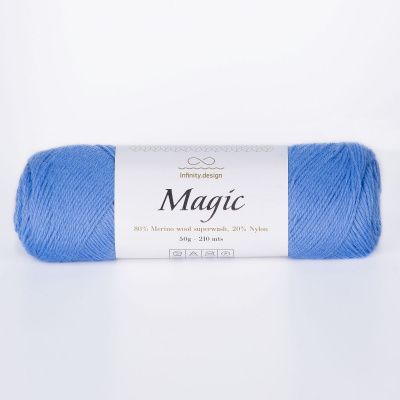 Infinity Design Magic (5834 LAVENDER) 80% мериносовая шерсть superwash, 20% нейлон 50 гр/210 м